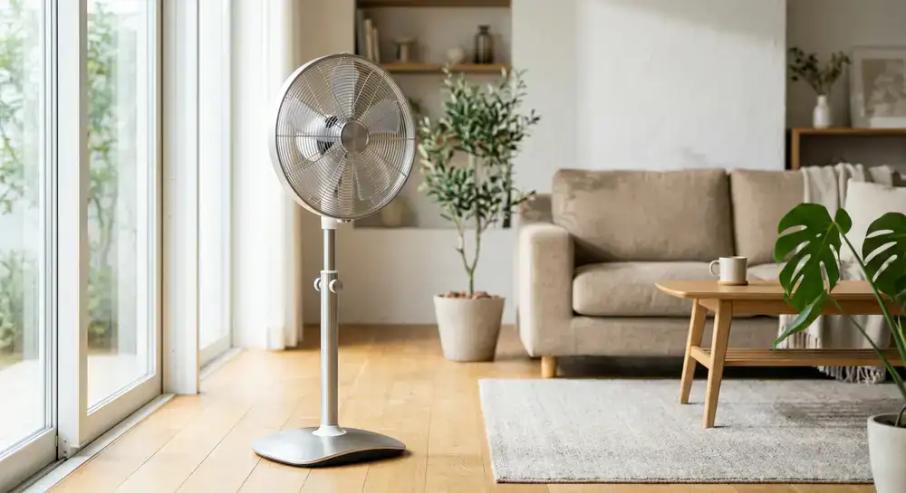 Eleganter Standventilator